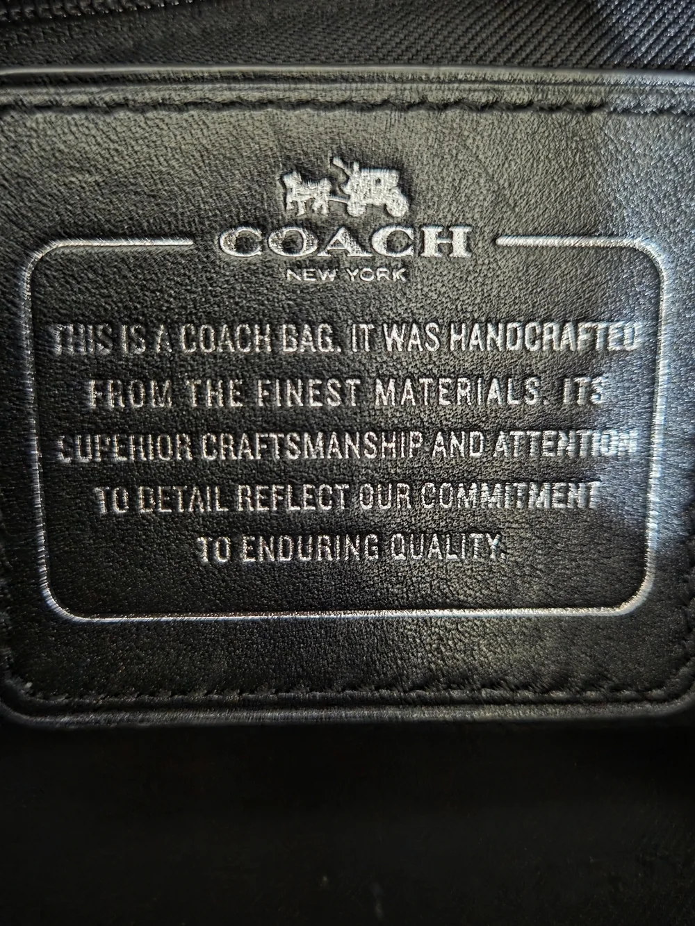 VTG Coach Edie 31 Signature Jacquard Shoulder Bag & Matching Wallet Smoke Black